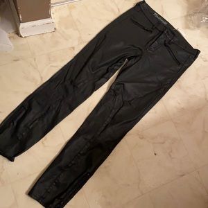 Coated skinny madewell jeans